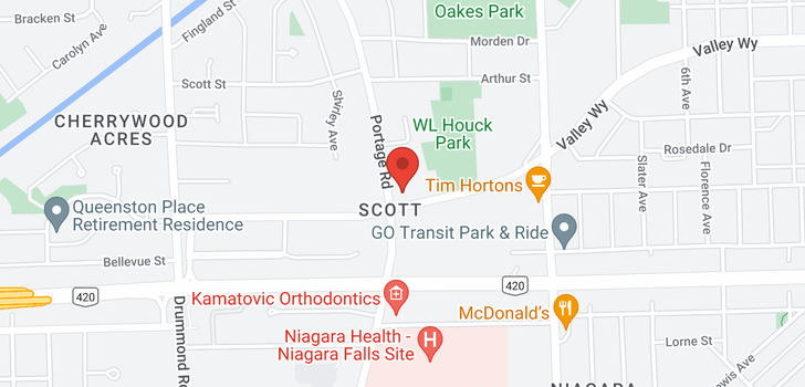 map of 104 -  5222 PORTAGE Road
